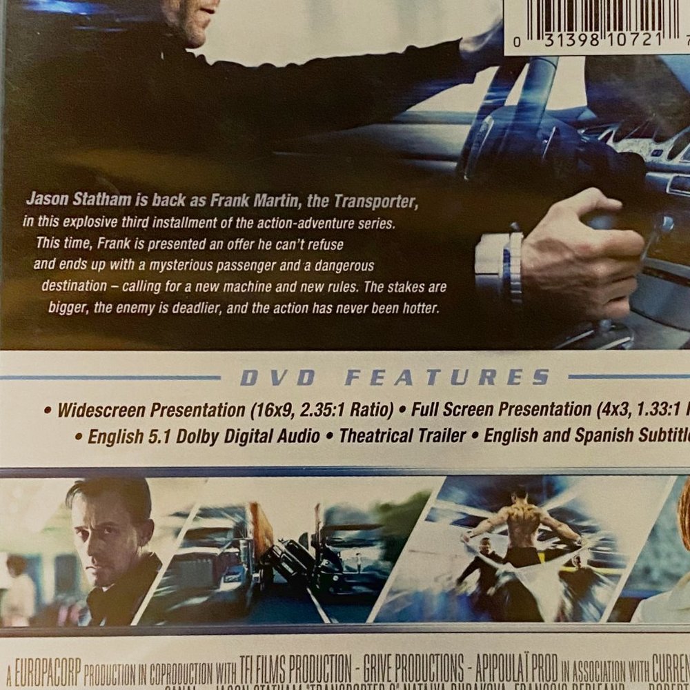 Transporter 3, Jason Statham, Lionsgate, DVD - Picture 4 of 4